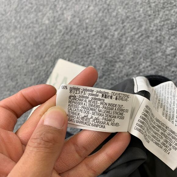 Zara Skirt Womens Extra Small Charcoal Velvet Autumn Elastic Waist Pull On Midi - Picture 9 of 12